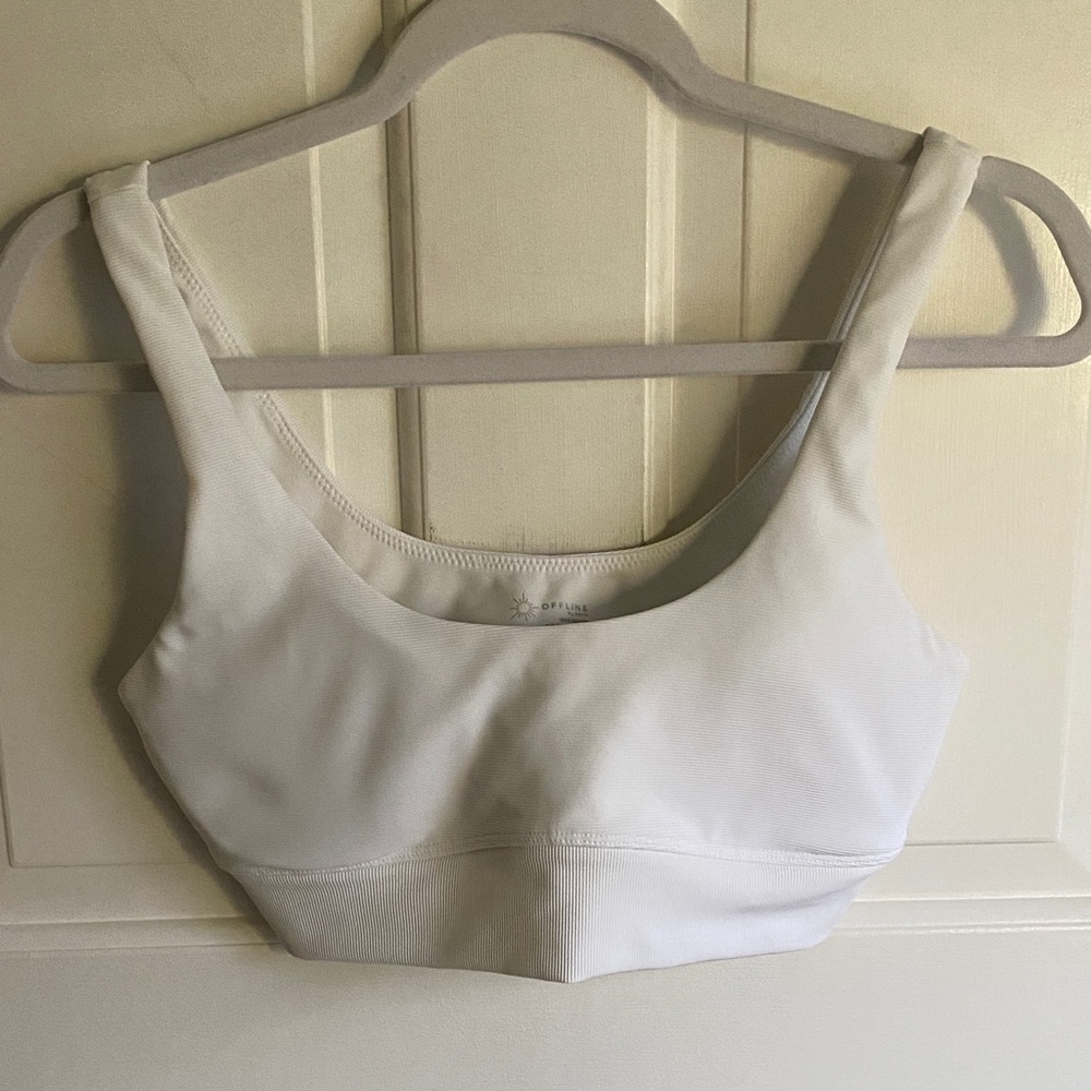 Aerie Women's White Sports Bra